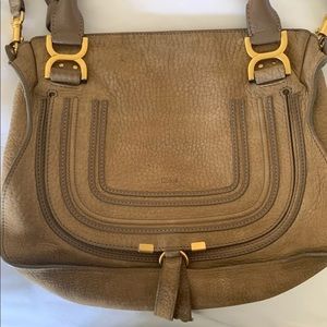 Chloé Medium Marcie satchel w/ gold-tone hardware
